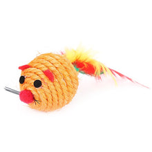 Load image into Gallery viewer, Funny Cat Toy Fishing Rod Kitten Cat Pet Toy Stick Teaser Rainbow Streamer Interactive Cat Play Wand With Feather Toys For Cats