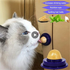 1 PC Healthy Cat Snacks Catnip Sugar Candy Licking Nutrition Gel Energy Ball Toy Increase Pet Suppliestoy Candy Fixed Cat TSLM2