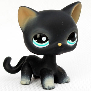 LPS CAT Rare Pet Shop Toys Stands Short Hair Kitten Dog Dachshund Collie Spaniel Great Dane Old Original  Collection Figure