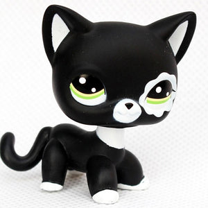 LPS CAT Rare Pet Shop Toys Stands Short Hair Kitten Dog Dachshund Collie Spaniel Great Dane Old Original  Collection Figure