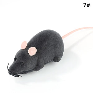 New 8 Colors Cat Toys Remote Control Wireless RC Simulation Mouse Toy Electronic Rat Mice Toy For Kitten Cat Novelty Toy