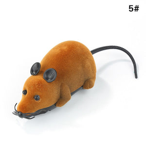 New 8 Colors Cat Toys Remote Control Wireless RC Simulation Mouse Toy Electronic Rat Mice Toy For Kitten Cat Novelty Toy