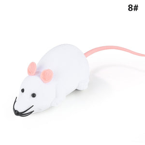 New 8 Colors Cat Toys Remote Control Wireless RC Simulation Mouse Toy Electronic Rat Mice Toy For Kitten Cat Novelty Toy