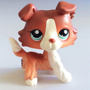 new Lps Pet Shop Toy DobermanCockerSpaniel PinkDog Black Short Hair Cat Collection Action Standing Role Playin Children'sGift