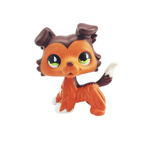 new Lps Pet Shop Toy DobermanCockerSpaniel PinkDog Black Short Hair Cat Collection Action Standing Role Playin Children'sGift