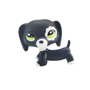 new Lps Pet Shop Toy DobermanCockerSpaniel PinkDog Black Short Hair Cat Collection Action Standing Role Playin Children'sGift