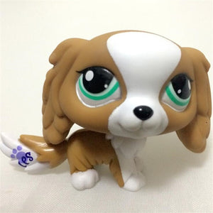 new Lps Pet Shop Toy DobermanCockerSpaniel PinkDog Black Short Hair Cat Collection Action Standing Role Playin Children'sGift