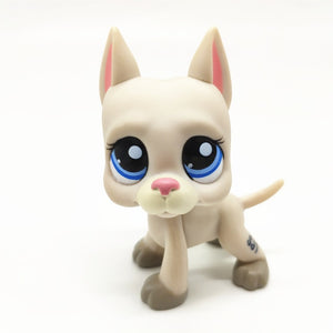 new Lps Pet Shop Toy DobermanCockerSpaniel PinkDog Black Short Hair Cat Collection Action Standing Role Playin Children'sGift