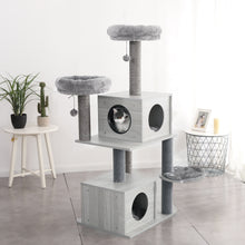 Load image into Gallery viewer, Fast Domestic Delivery Pet Cat Tree Tower Condo House Scratcher Post Toy for Cat Kitten Cat Jumping Toy with Ladder Playing Tree