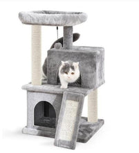 Load image into Gallery viewer, Fast Domestic Delivery Pet Cat Tree Tower Condo House Scratcher Post Toy for Cat Kitten Cat Jumping Toy with Ladder Playing Tree