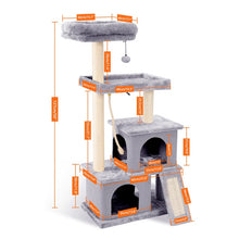 Load image into Gallery viewer, Fast Domestic Delivery Pet Cat Tree Tower Condo House Scratcher Post Toy for Cat Kitten Cat Jumping Toy with Ladder Playing Tree