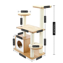 Load image into Gallery viewer, Fast Domestic Delivery Pet Cat Tree Tower Condo House Scratcher Post Toy for Cat Kitten Cat Jumping Toy with Ladder Playing Tree