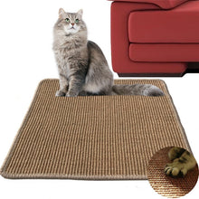 Load image into Gallery viewer, Sisal Cat Scratch Board Cat Scratcher Kitten Mat Climbing Tree Chair Table Mat Furniture Protector Cat Play Toys