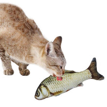 Load image into Gallery viewer, Pet Soft Plush 3D Fish Shape Cat Toy Interactive Gifts Fish Catnip Toys Stuffed Pillow Doll Simulation Fish Playing Toy For Pet