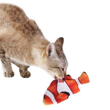 Load image into Gallery viewer, Pet Soft Plush 3D Fish Shape Cat Toy Interactive Gifts Fish Catnip Toys Stuffed Pillow Doll Simulation Fish Playing Toy For Pet