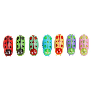 Hot New Mini Electric Dog Cat Pet Toy Interactive Cute Ladybird Beetle Shape Cat Toys Walking Insect Toys Supplies For Cat Dogs