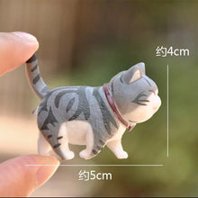 Load image into Gallery viewer, mini kawaii bell cat Japan Anime lovely simulation animal Cat PVC action figure decoration toy collectible model kids toys gift