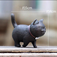 Load image into Gallery viewer, mini kawaii bell cat Japan Anime lovely simulation animal Cat PVC action figure decoration toy collectible model kids toys gift