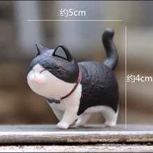 Load image into Gallery viewer, mini kawaii bell cat Japan Anime lovely simulation animal Cat PVC action figure decoration toy collectible model kids toys gift