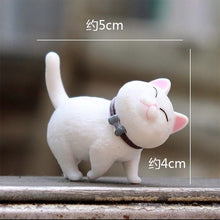 Load image into Gallery viewer, mini kawaii bell cat Japan Anime lovely simulation animal Cat PVC action figure decoration toy collectible model kids toys gift