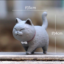 Load image into Gallery viewer, mini kawaii bell cat Japan Anime lovely simulation animal Cat PVC action figure decoration toy collectible model kids toys gift