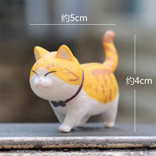 Load image into Gallery viewer, mini kawaii bell cat Japan Anime lovely simulation animal Cat PVC action figure decoration toy collectible model kids toys gift