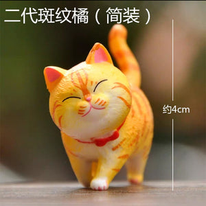 mini kawaii bell cat Japan Anime lovely simulation animal Cat PVC action figure decoration toy collectible model kids toys gift