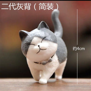 mini kawaii bell cat Japan Anime lovely simulation animal Cat PVC action figure decoration toy collectible model kids toys gift