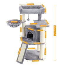 Load image into Gallery viewer, Fast Domestic Delivery Pet Cat Tree Tower Condo House Scratcher Post Toy for Cat Kitten Cat Jumping Toy with Ladder Playing Tree