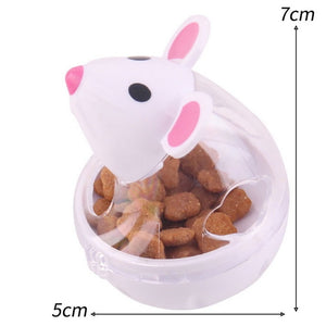 1PC Pet Feeder Cat Toy Mice Food Rolling Leakage Dispenser Bowl Playing Training Funny Toys For Cat Kitten Cats Toy Pet Supplies