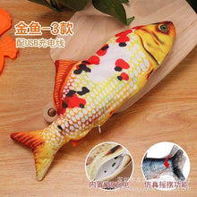 Load image into Gallery viewer, Moving Fish Electric Toy For Cat USB Charger Interactive Cat Chew Bite Toys Catnip Supplies Kitten Fish Flop Cat Wagging Toy