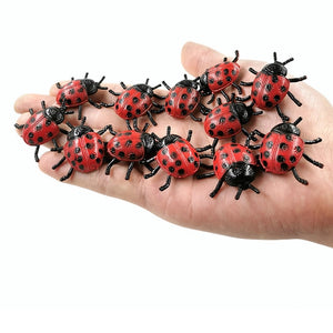12pcs Insect Farm Animal model action figure worm Spider Butterfly Fish Dinosaur Dog Cat Lizard Horse hot toy set for children