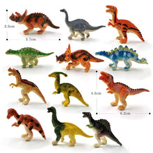 Load image into Gallery viewer, 12pcs Insect Farm Animal model action figure worm Spider Butterfly Fish Dinosaur Dog Cat Lizard Horse hot toy set for children