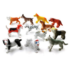 Load image into Gallery viewer, 12pcs Insect Farm Animal model action figure worm Spider Butterfly Fish Dinosaur Dog Cat Lizard Horse hot toy set for children