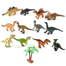 Load image into Gallery viewer, 12pcs Insect Farm Animal model action figure worm Spider Butterfly Fish Dinosaur Dog Cat Lizard Horse hot toy set for children