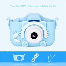 Load image into Gallery viewer, Kids Camera Cute Baby Toys Cat 2020 New Mini Digital HD Cameras IPS Screen for Children Boys Girls Birthday Xmas Christmas Gift