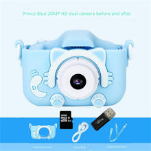 Load image into Gallery viewer, Kids Camera Cute Baby Toys Cat 2020 New Mini Digital HD Cameras IPS Screen for Children Boys Girls Birthday Xmas Christmas Gift